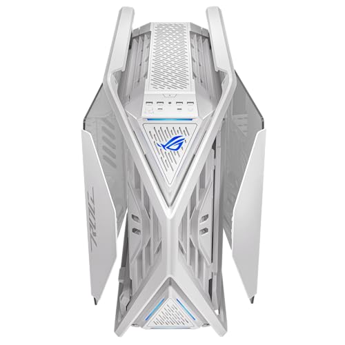 ASUS ROG Hyperion GR701 EATX Full-Tower Computer case with Semi-Open Structure, Tool-Free Side Panels, Supports up to 2 x 420mm radiators, Built-in Graphics Card Holder, 2X Front Panel Type-C