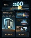 ORICO 4TB PCIe4.0 NVMe SSD for PS5