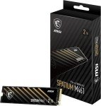 MSI SPATIUM M461 2TB PCIe 4.0 NVMe SSD