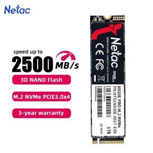 Netac NVMe M.2 PCIe SSDs - Up to 2TB