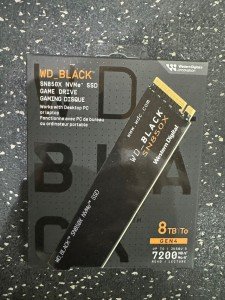 8TB Western Digital WD BLACK SN850X NVMe SSD