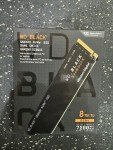 8TB Western Digital WD BLACK SN850X NVMe SSD