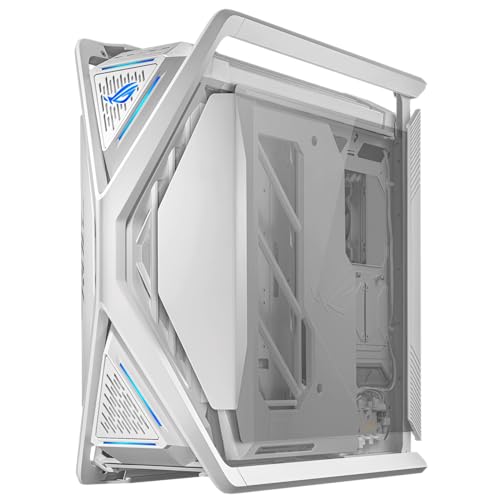 ASUS ROG Hyperion GR701 EATX Full-Tower Computer case with Semi-Open Structure, Tool-Free Side Panels, Supports up to 2 x 420mm radiators, Built-in Graphics Card Holder, 2X Front Panel Type-C