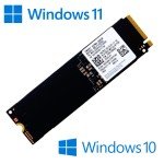 M.2 NVMe SSD with Windows 10/11 Pro - 128GB/256GB/512GB
