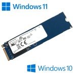 M.2 NVMe SSD with Windows 10/11 Pro - 128GB/256GB/512GB