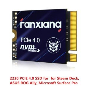 Mini M.2 SSD 1TB 500GB NVMe 2230 PCIe 4x4 For Steam Deck Microsoft Surface Pro