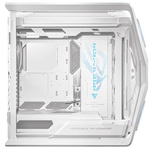 ASUS ROG Hyperion GR701 EATX Full-Tower Computer case with Semi-Open Structure, Tool-Free Side Panels, Supports up to 2 x 420mm radiators, Built-in Graphics Card Holder, 2X Front Panel Type-C