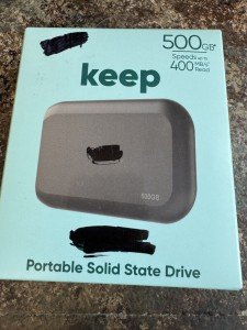 ONN 500GB Portable Solid State Drive
