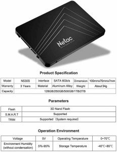 Netac M.2 NVMe SATA Internal SSD for PC Laptop