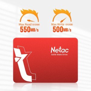 Netac 512GB SATA III 6GB/s Internal SSD
