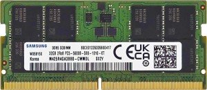 Samsung 32GB DDR5 5600MHz PC5-44800 SODIMM 2Rx8 Laptop Memory M425R4GA3BB0-CWM