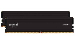 Crucial - Pro 64GB (2x32GB) DDR5 5600MHz C46 UDIMM Desktop Memory - Black