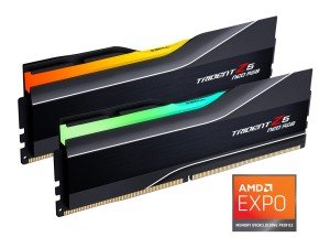 G.SKILL Trident Z5 Neo RGB Series (AMD Expo) DDR5 RAM 32GB (2x16GB) 6000MT/s CL36-36-36-96 1.35V Desktop Computer Memory UDIMM - Matte Black (F5-6000J3636F16GX2-TZ5NR)