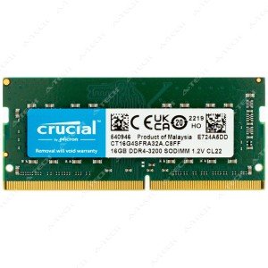 Crucial 16GB DDR4 3200MHz Laptop RAM