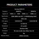 Fanxiang RGB 32GB DDR4 3600MHz Desktop RAM