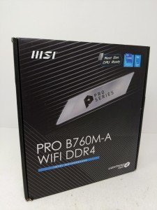 MSI PRO B760M-A WIFI DDR4 Motherboard