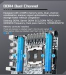 X99 LGA 2011-v3 White Motherboard with DDR4 Support