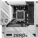 MSI B650M PROJECT ZERO AM5 DDR5 Micro ATX Motherboard