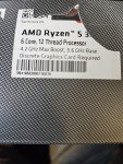AMD Ryzen 5 3600 6-Core CPU, 3.6GHz