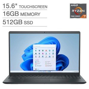 Dell Inspiron 15.6" Ryzen 7 Laptop with Touchscreen