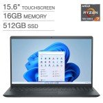 Dell Inspiron 15.6" Ryzen 7 Laptop with Touchscreen