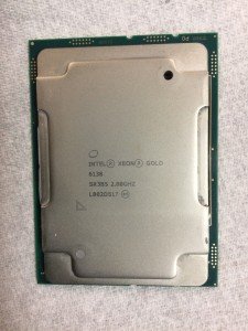 Intel Xeon Gold 6138 20-Core Processor 2.0 GHz