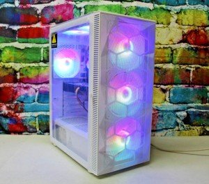 White Gaming Desktop PC – Intel i7, 32GB, RTX 4060