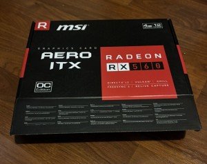 MSI Radeon RX 560 AERO ITX 4G OC Graphics Card