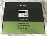 MSI Vanguard RTX 5070 Ti 16GB Gaming GPU