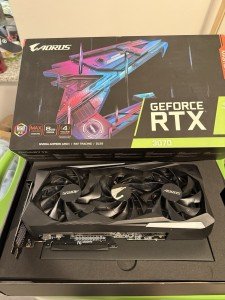 GIGABYTE AORUS RTX 3070 Ti 8GB Graphics Card