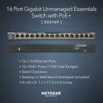 NETGEAR 16-Port PoE+ Gigabit Ethernet Switch