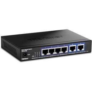 TRENDnet 6-Port 10G Network Switch, Black