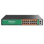 Reidubo 18-Port Gigabit PoE Switch, 250W