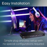 TRENDnet 8-Port 2.5G Gaming Switch - Fanless