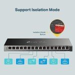 TP-Link TL-SG116P 16-Port Gigabit PoE Switch