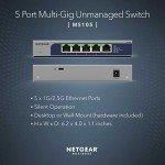 NETGEAR 5-Port Multi-Gigabit Ethernet Switch MS105