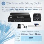 TRENDnet 8-Port 2.5G Gaming Switch - Fanless