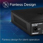 TRENDnet 6-Port 10G Network Switch, Black