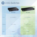 TRENDnet 8-Port 2.5G Gaming Switch - Fanless