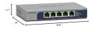 NETGEAR 5-Port Multi-Gigabit Ethernet Switch MS105