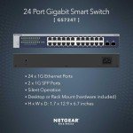 NETGEAR 24-Port Gigabit Smart Switch GS724T
