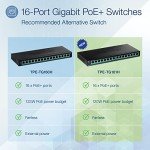 TRENDnet 16-Port Gigabit PoE+ Switch