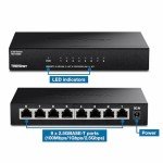 TRENDnet 8-Port 2.5G Gaming Switch - Fanless