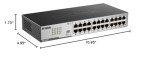 D-Link 24 Port Gigabit Ethernet Switch, Fanless