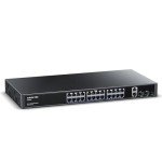 AUMOX 24-Port Gigabit PoE Switch, 400W