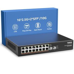 16-Port 2.5G Ethernet Switch for Desktop and Rack