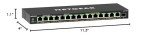 NETGEAR 16-Port Managed PoE Gigabit Switch