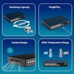 16-Port 2.5G Ethernet Switch for Desktop and Rack