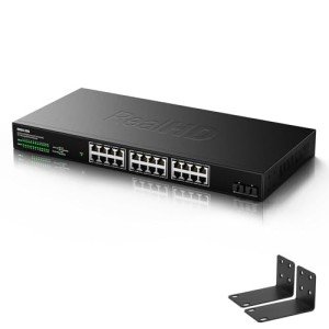 24-Port 2.5Gb Ethernet Network Switch - Fanless Design