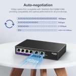 10Gbe Unmanaged Ethernet Switch with 6 Ports